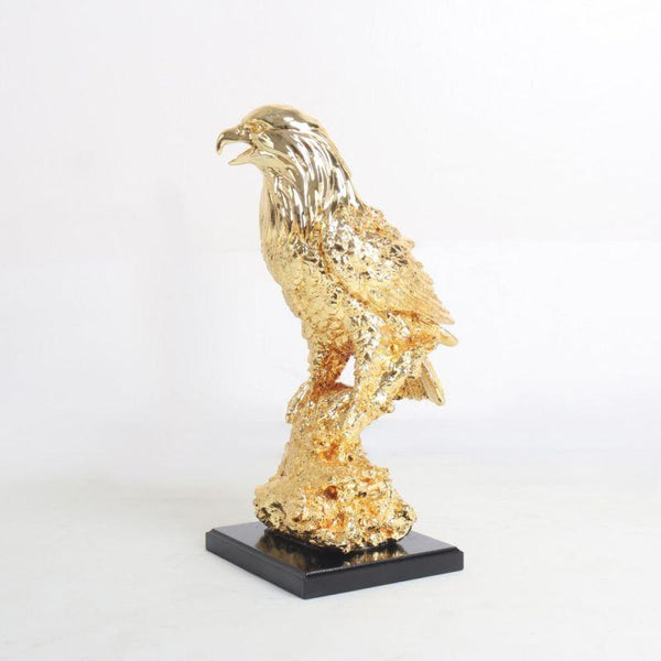 Metal Eagle Decor Sculpture - Gold By Alhome - ALHOME