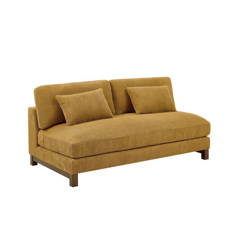 Modern Velvet 2 Seater Sofa - 200x85x85 cm - By Alhome - ALHOME