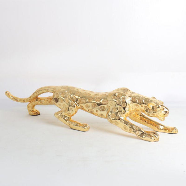 Metal Tiger Decor Sculpture - Gold By Alhome - ALHOME