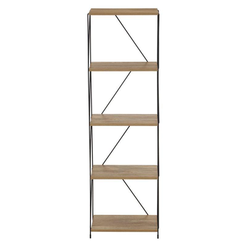 Multi-Use Malaysian Wood Shelving Unit - 5 Layers - By Baity - ALHOME