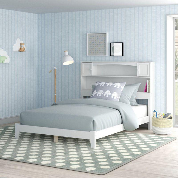 Kids Bed: 120x200x140 Wood, White by Alhome - 110112797 - ALHOME