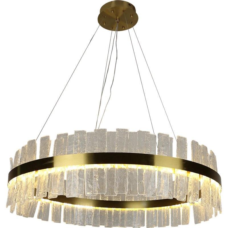 Modern Oil Chandelier With 3 Lights - 55 W By Alhome - HA/C5651/800CR+3CO - ALHOME