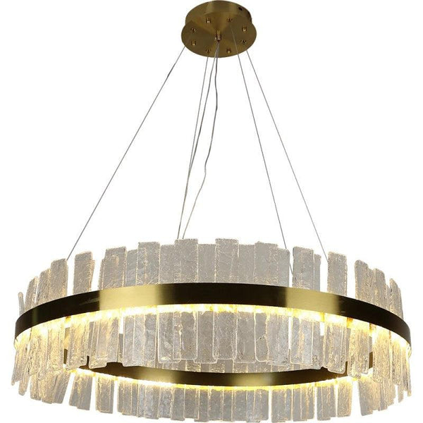 Modern Oil Chandelier With 3 Lights - 55 W By Alhome - HA/C5651/800CR+3CO - ALHOME