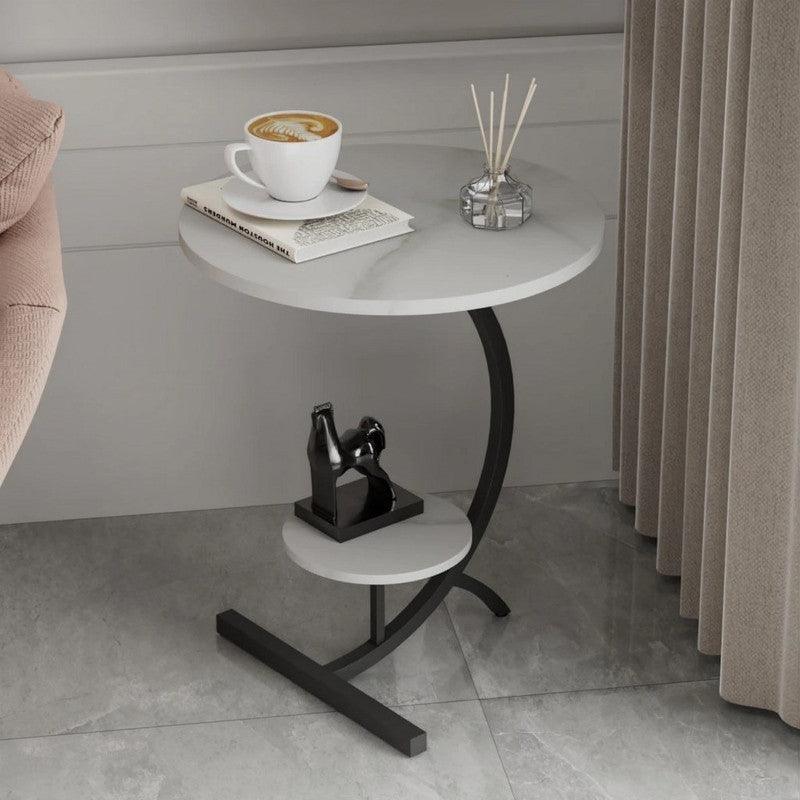 Side Table 45x55 cm - Grey & Black By Alhome - ALHOME