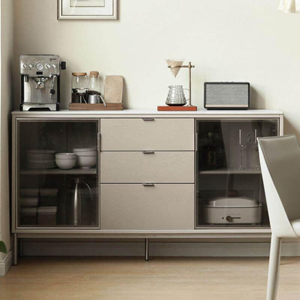 Beige MDF Buffet by Alhome - ALHOME