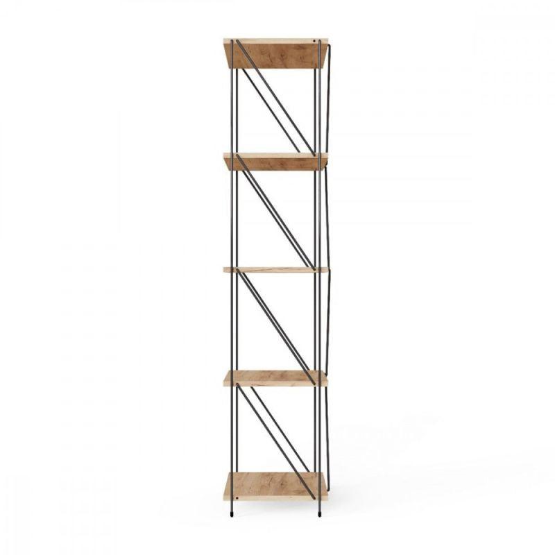 Multi-Use Malaysian Wood Shelving Unit - 5 Layers - By Baity - ALHOME