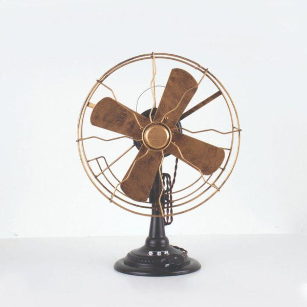 Decoration Metal Fan - Black By Alhome - ALHOME