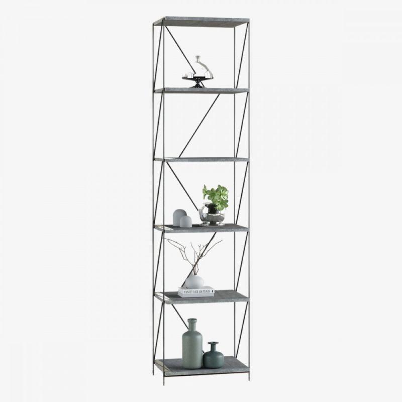 Multi-Use Shelving Unit From Malaysian Wood With 6 Layers - By Baity - ALHOME