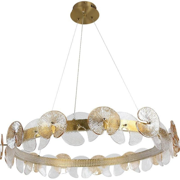 Modern Oil Chandelier, 3 Lights, 65 Watts, By Alhome - 80 cm - ALHOME