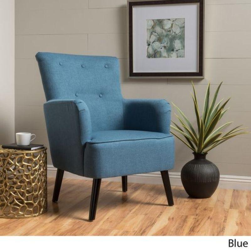 Blue Linen Chair By Alhome - ALHOME