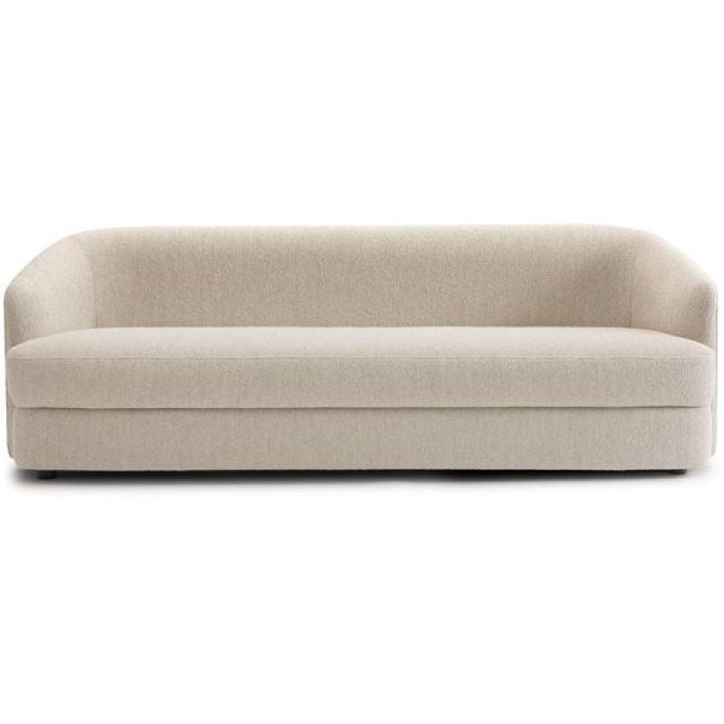 Timeless Beige Boucle 3-Seater Sofa Swedish Wood By Alhome - 110110919 - ALHOME