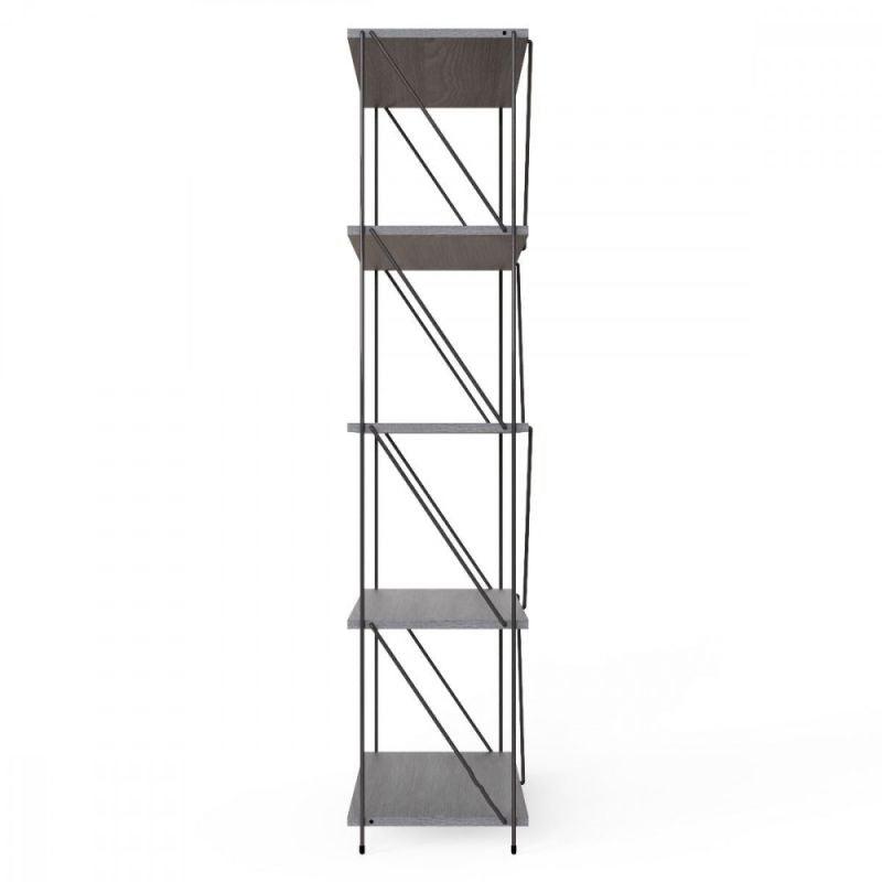 Multi-Use Malaysian Wood Shelving Unit - 5 Layers - By Baity - ALHOME