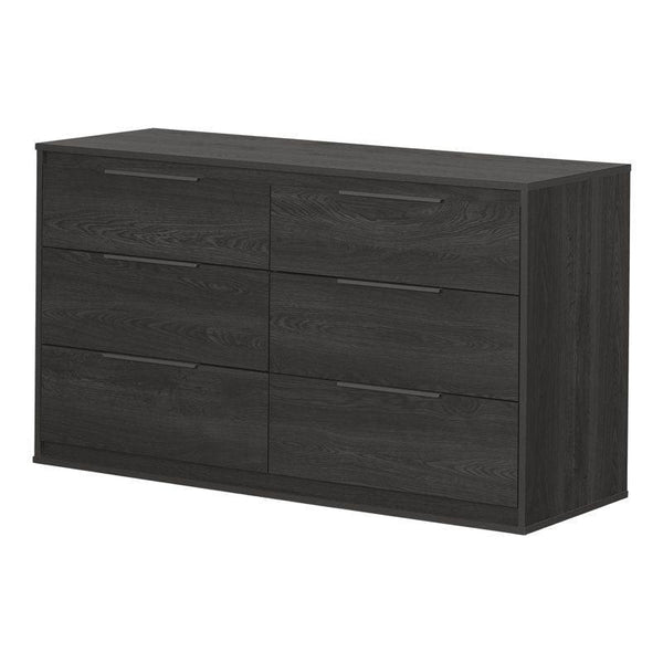 Kids Dresser: 128x40x73 Wood, Black by Alhome - ALHOME