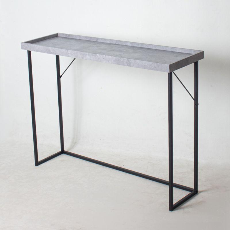 Wooden And Metal Simple Console - Brown By Alhome - ALHOME