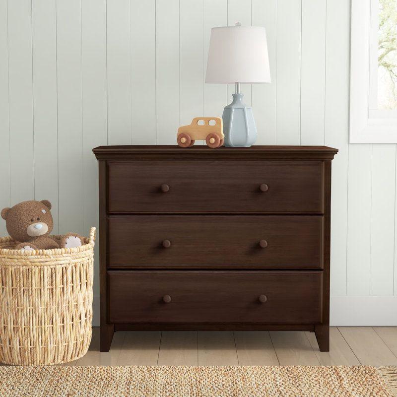 Kids Dresser: 94x41x79 Wood, Brown by Alhome - ALHOME