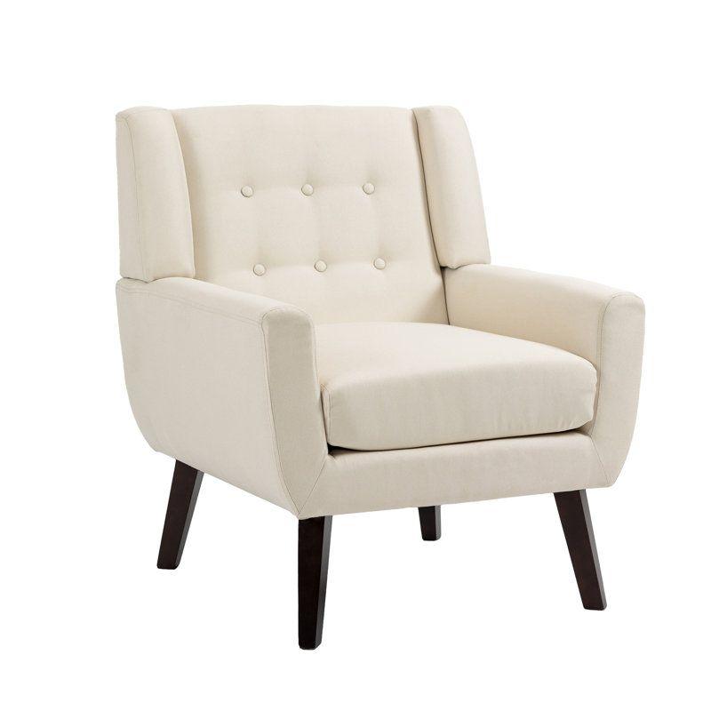 Modern Sturdy Linen Arm Chair - 80x85x85 cm - By Alhome - ALHOME