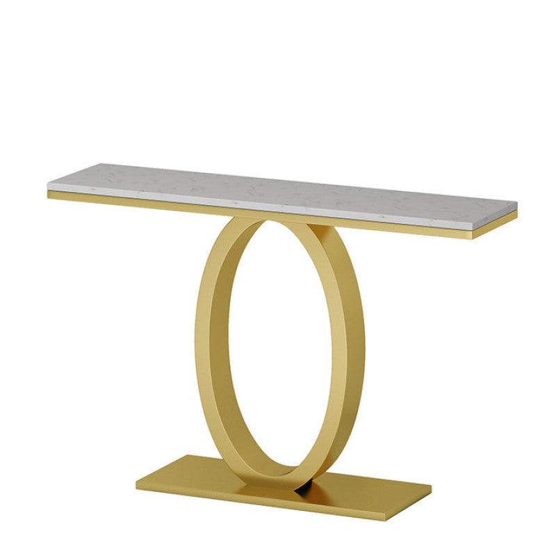 Contemporary Iron and Marble Console Table By Alhome - 110110466 - ALHOME