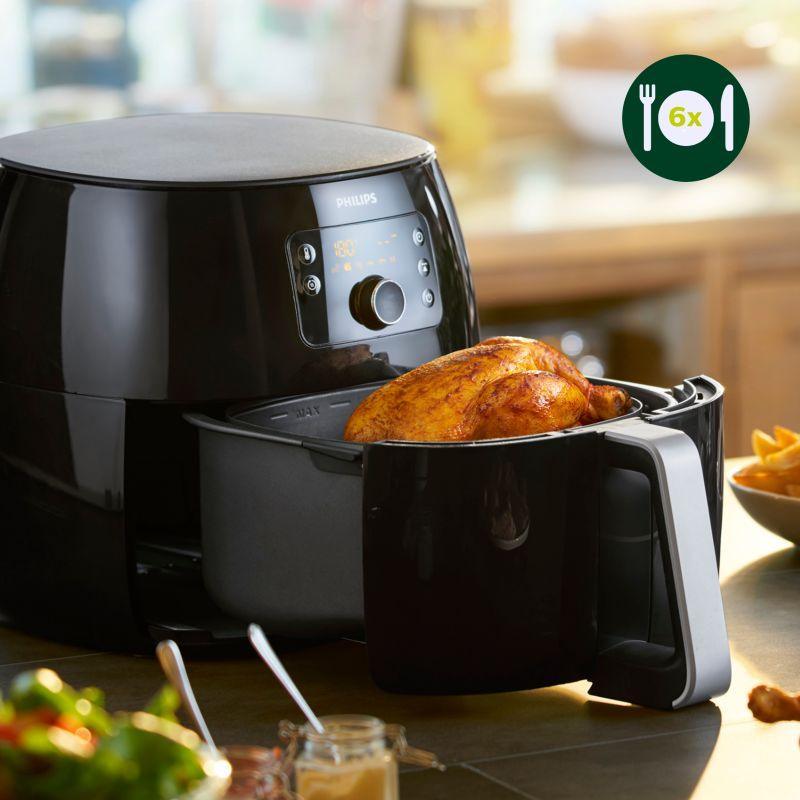 Philips Avance Collection XXL Airfryer 1.4 Kg - Black - HD9650/94 - 