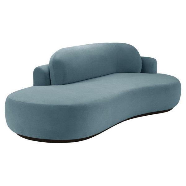 Serene Bliss: 3-Seater Boucl√© Sofa in Sky Blue By Alhome - ALHOME