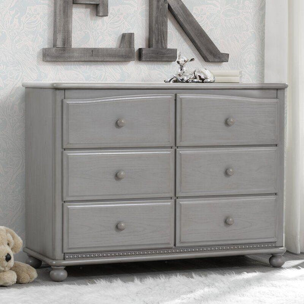 Kids Dresser: 129x50x96 Wood, Grey by Alhome - ALHOME