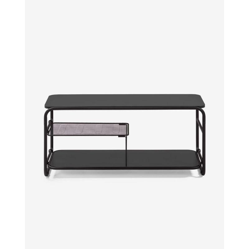 Black Engineered Wood Console - Size: 98x40x45 By Alhome - ALHOME