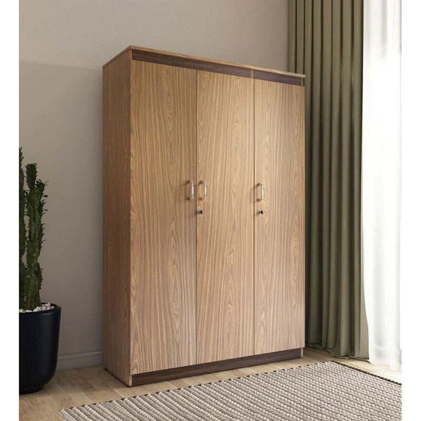 Brown Wardrobe For Timeless Elegance with Spacious Storage by Alhome - 110113214 - ALHOME