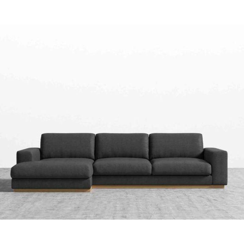 Stylish Gray Velvet L-Shaped Sofa - 90x250x170x45 cm - Swedish Wood By Alhome - 110111033 - ALHOME