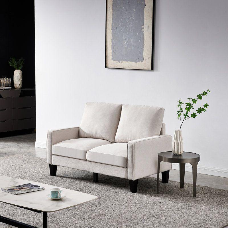 Modern Space-Saving Velvet 2 Seater Sofa - 180x85x85 cm - By Alhome - ALHOME