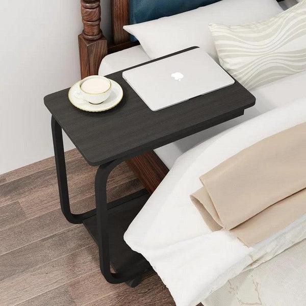 Side Table 50x35x60 cm - Brown & Black By Alhome - ALHOME