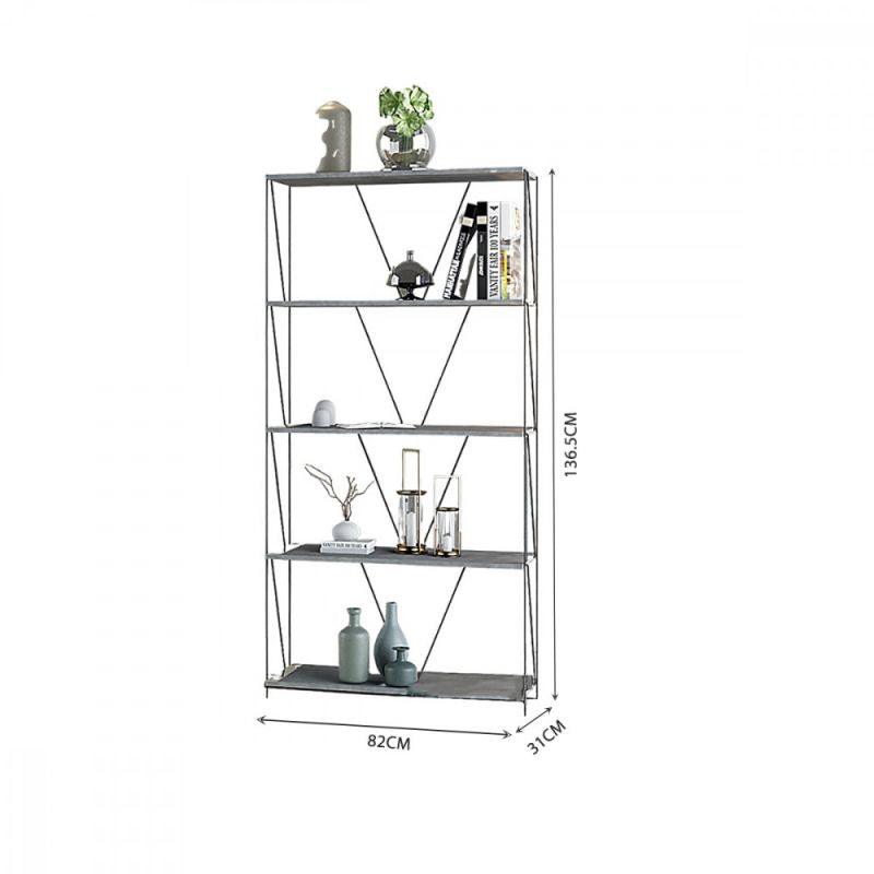 Multi-Use Malaysian Wood Shelving Unit - 5 Layers - By Baity - ALHOME