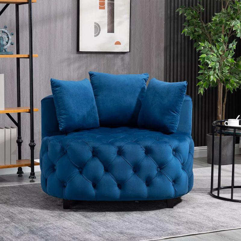 Luxurious Velvet Chair 100x85x85 cm - By Alhome - ALHOME