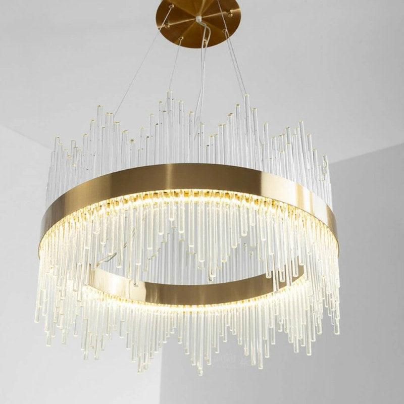 A Distinctive Oil Chandelier With 3 Charming Lights By Alhome - ALHOME