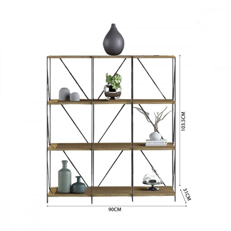 Multi-Use Shelving Unit From Malaysian Wood - 4 Layers - By Baity - ALHOME