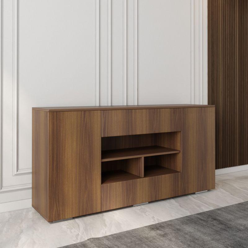 Brown Console Storage Unit By Alhome - ALHOME