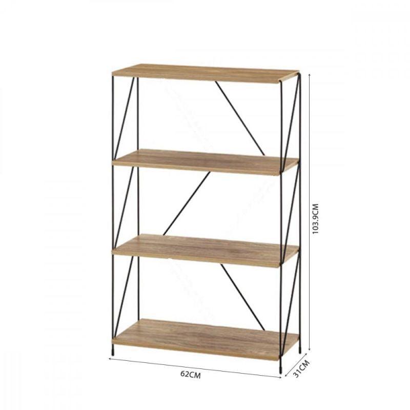 Multi-Use Shelving Unit From Malaysian Wood - 4 Layers - By Baity - ALHOME