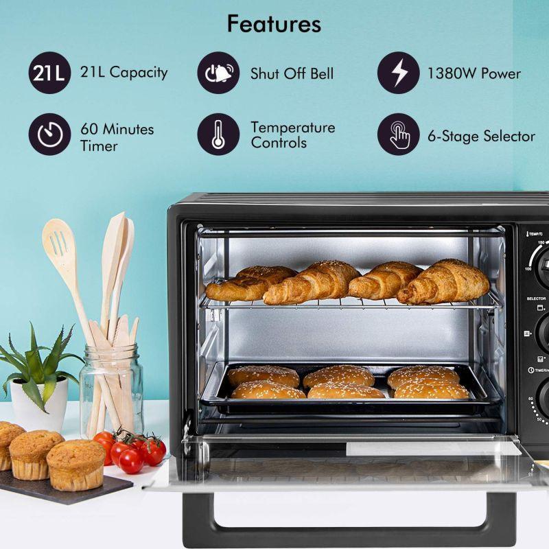 Electric Oven With Rotisserie 25 L 1600 W - GO4464N - .com - Your Destination for Baby & Mother Needs in Saudi Arabia