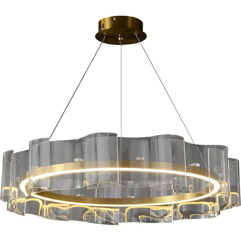 Modern Oil Chandelier, 3 Lights, 36 Watts, By Alhome - 60 cm - ALHOME