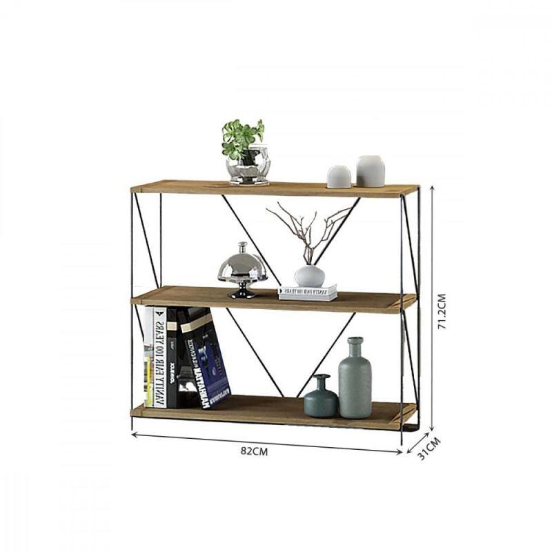 Multi-Use Shelving Unit From Malaysian Wood - 3 Layers - By Baity - ALHOME