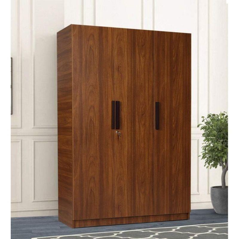 Brown Wardrobe For Timeless Elegance with Spacious Storage by Alhome - 110113213 - ALHOME