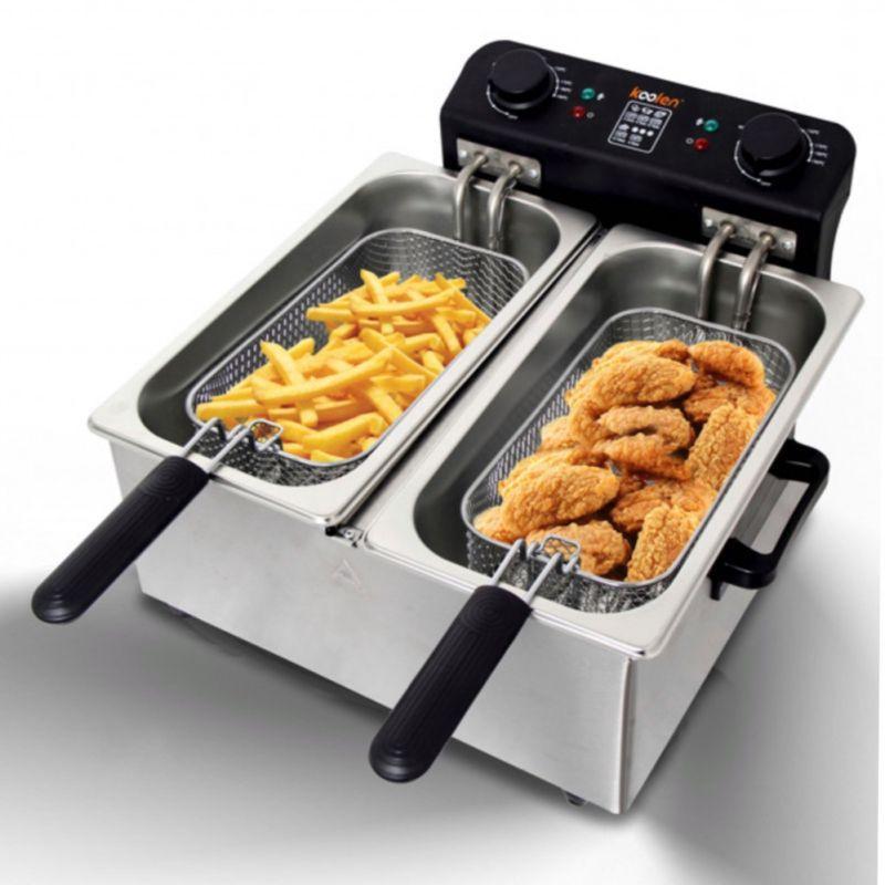 Koolen Double Tank Deep Fryer - 6 Liter - 2800 Watt- 816102013 - .com - Your Destination for Baby & Mother Needs in Saudi Arabia