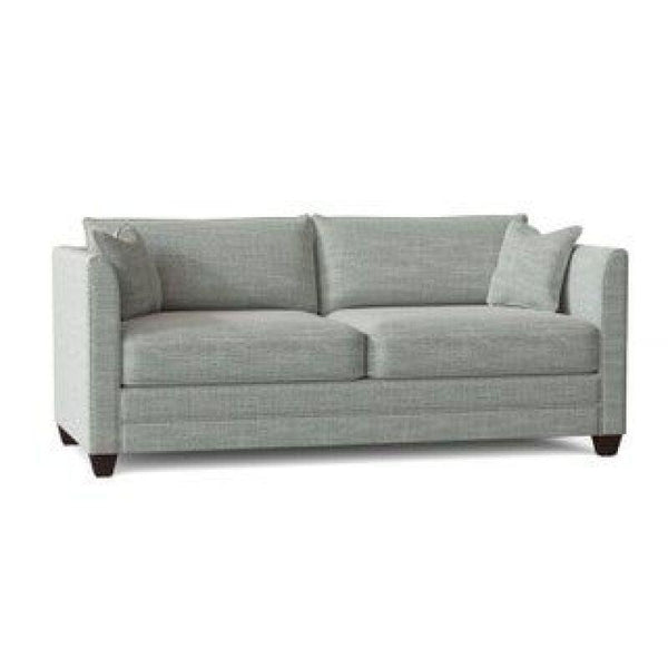 Modern Gray Linen 3-Seater Sofa - 210x85x45 cm - Swedish Wood By Alhome - 110110951 - ALHOME