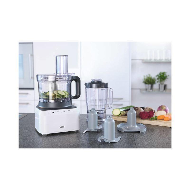 Braun PurEase Food processor 1.2 L - 800 W - BRFP3131WH - 