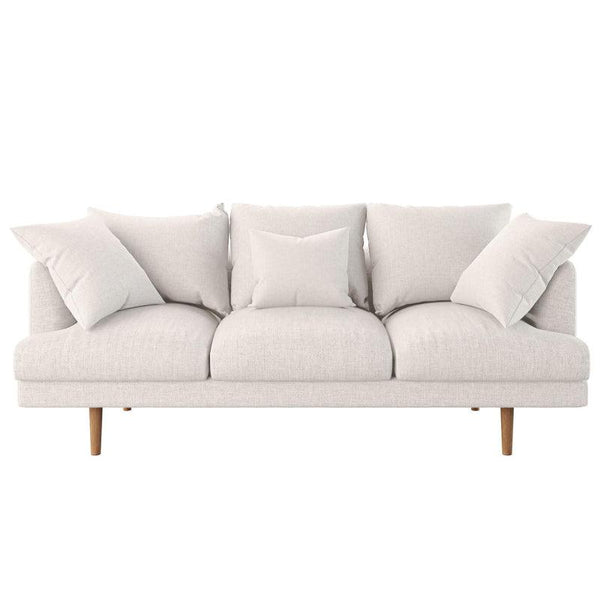 Linen 3-Seater Sofa in Timeless Beige By Alhome - 110111524 - ALHOME