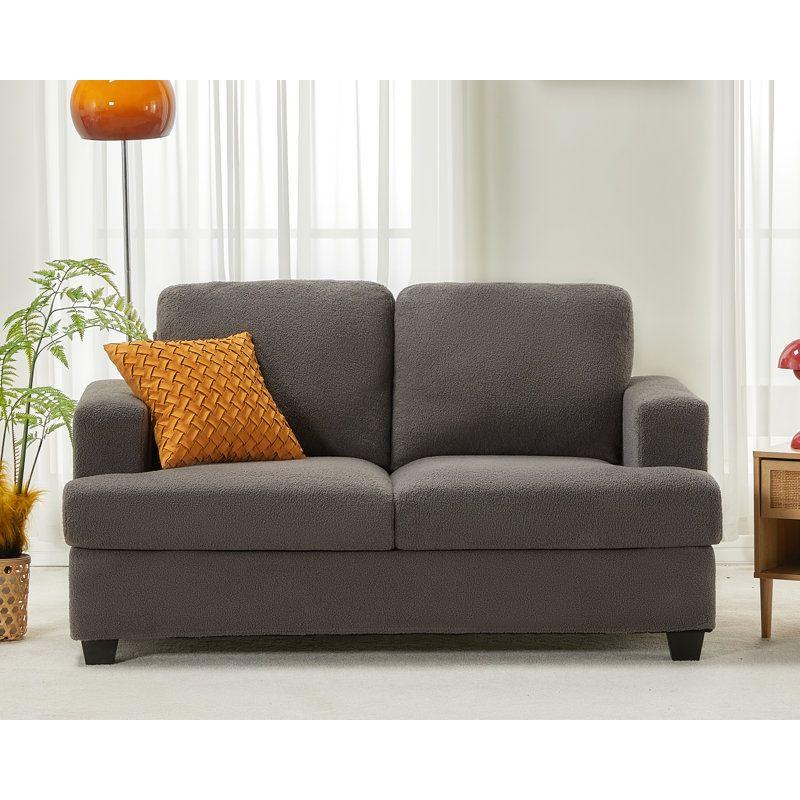 Modern Boucle 2 Seater Sofa - 180x85xx85 cm - By Alhome - ALHOME