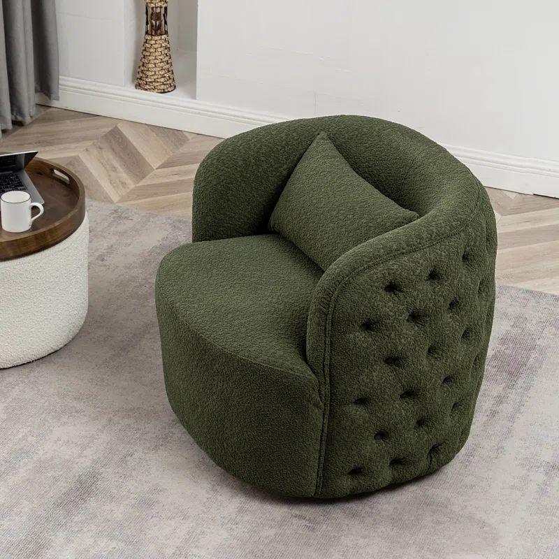 Green Boucle Chair By Alhome - ALHOME