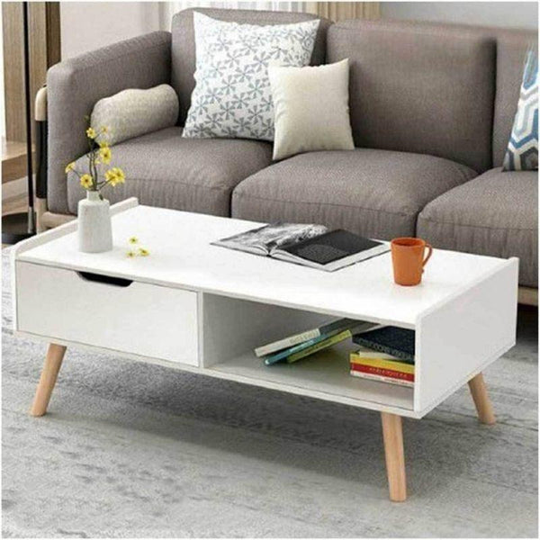 White TV Unit With Modern Simplicity for Your Entertainment Space By Alhome - ALHOME