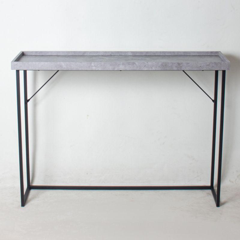 Wooden And Metal Simple Console - Brown By Alhome - ALHOME