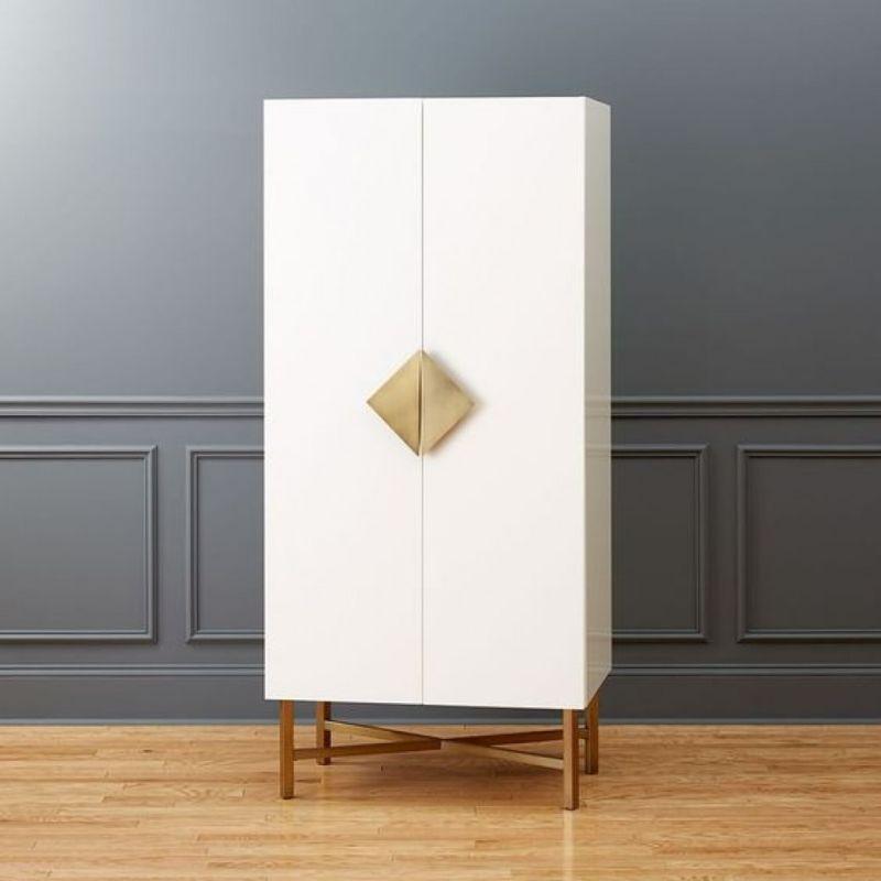 White Wood Wardrobe for Stylish Storage By Alhome - 110110574 - ALHOME