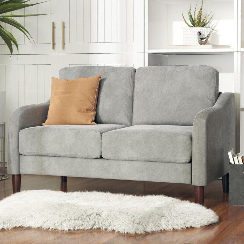 Modern Stylish Velvet 2 Seater Sofa - 180x85x85 cm - By Alhome - ALHOME