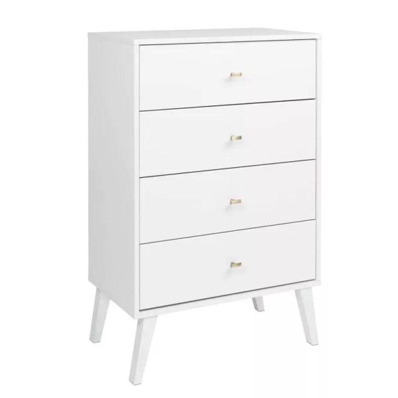 Contemporary White MDF Unit Drawers by Alhome - ALHOME